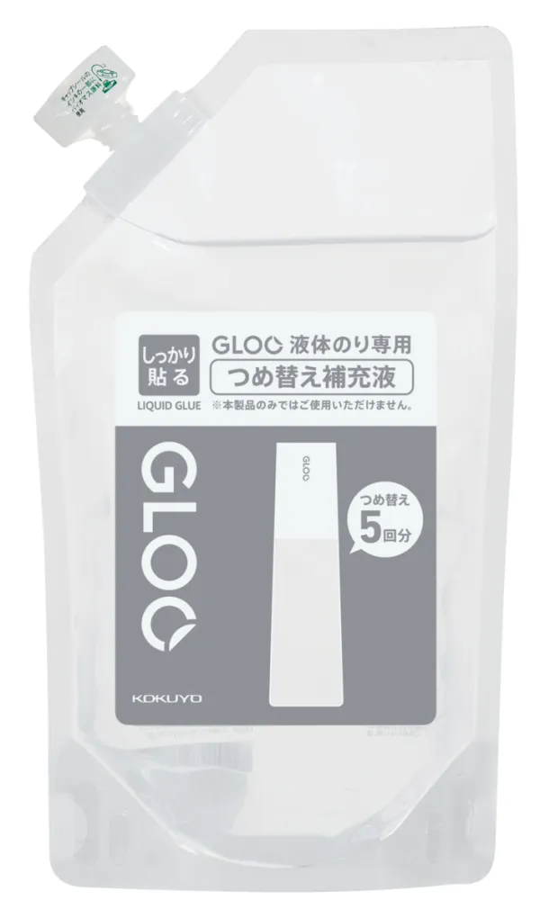 コクヨ グルー 液体のりつめ替え補充液 しっかり貼る 約250mlの商品画像