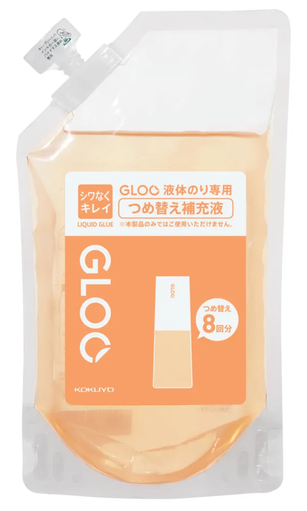 コクヨ グルー 液体のりつめ替え補充液 シワなくキレイ 約250mlの商品画像
