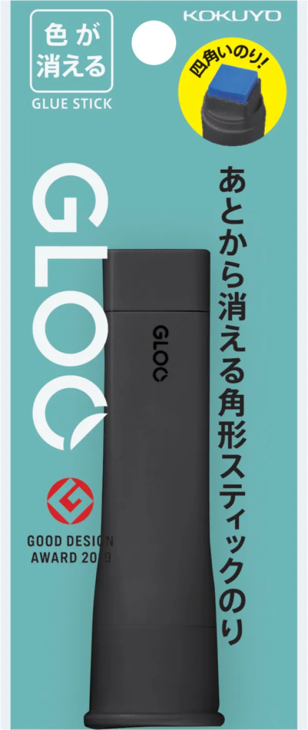コクヨ グルー スティックのり吊り下げパック 色が消える 約10g 黒の商品画像