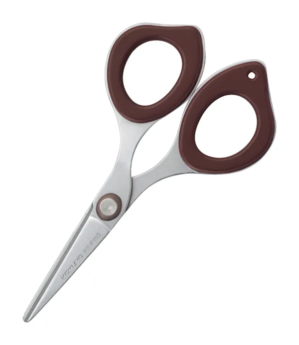 コクヨ クリッピー ポケットハサミ グルーレス 刃渡り寸法43mm ブラウンの商品画像