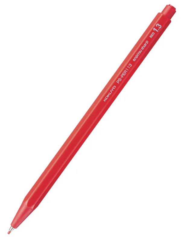 コクヨ 鉛筆シャープ シャープペンシル 1.3mm 赤芯の商品画像