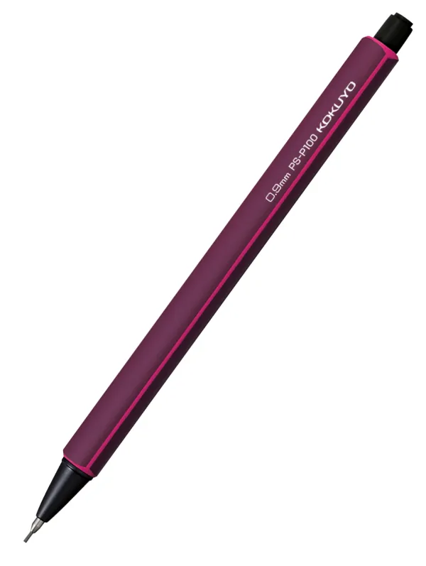 コクヨ 鉛筆シャープ シャープペンシル 0.9mm ワインレッドの商品画像