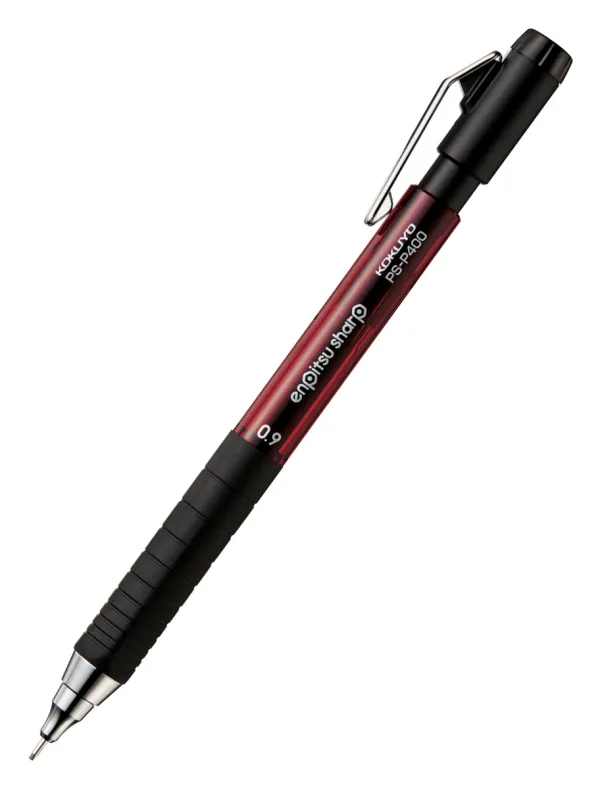 コクヨ 鉛筆シャープTypeM シャープペンシル 0.9mm 赤の商品画像