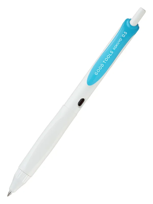 コクヨ グッドツールズ ゲルインクボールペン ゲルインク・水色 0.5mm ノック式の商品画像