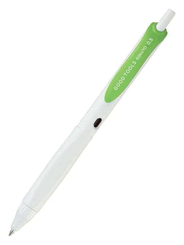 コクヨ グッドツールズ ゲルインクボールペン ゲルインク・黄緑 0.5mm ノック式の商品画像
