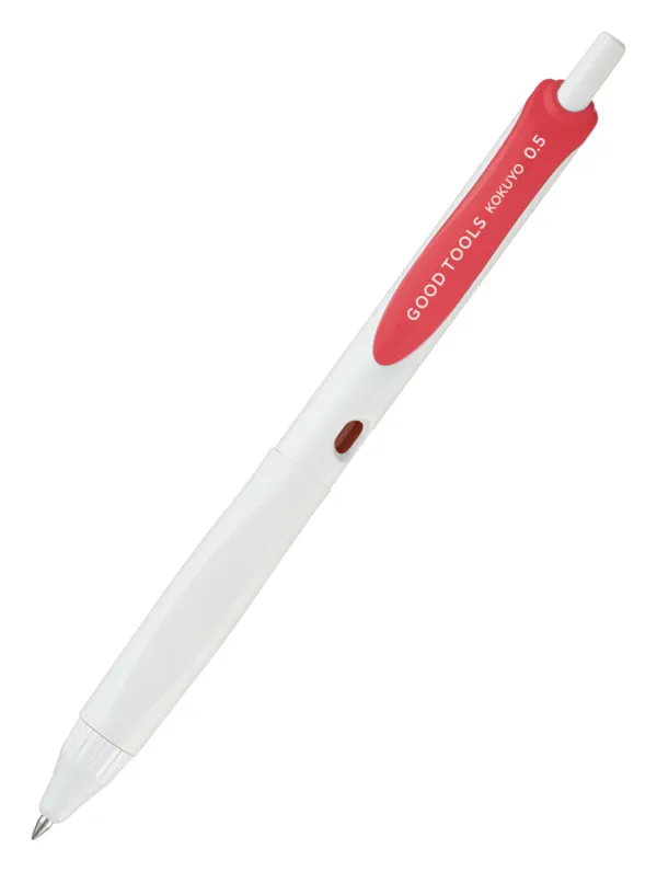 コクヨ グッドツールズ ゲルインクボールペン ゲルインク・赤 0.5mm ノック式の商品画像