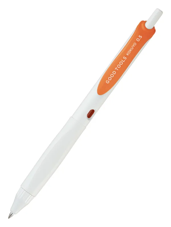 コクヨ グッドツールズ ゲルインクボールペン ゲルインク・オレンジ 0.5mm ノック式の商品画像