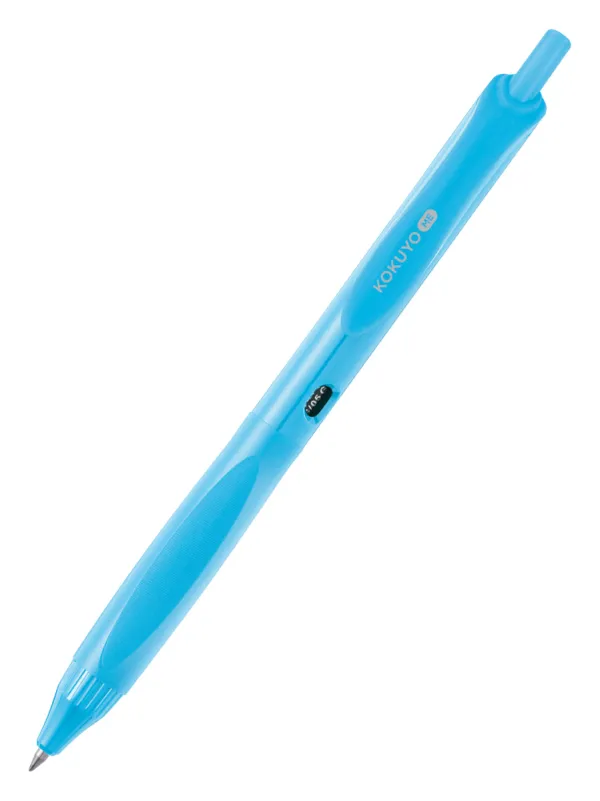コクヨ KOKUYO ME ボールペン ゲルインク・黒インク 0.5mm ノック式 水色の商品画像