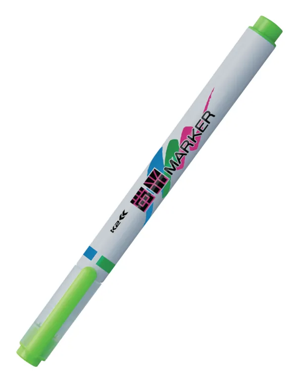 コクヨ K2 シングル蛍光マーカー 水性インク・中字角芯 ライトグリーン 10本入の商品画像