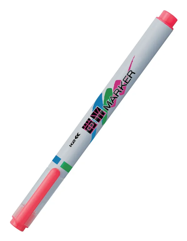コクヨ K2 シングル蛍光マーカー 水性インク・中字角芯 ピンク 10本入の商品画像