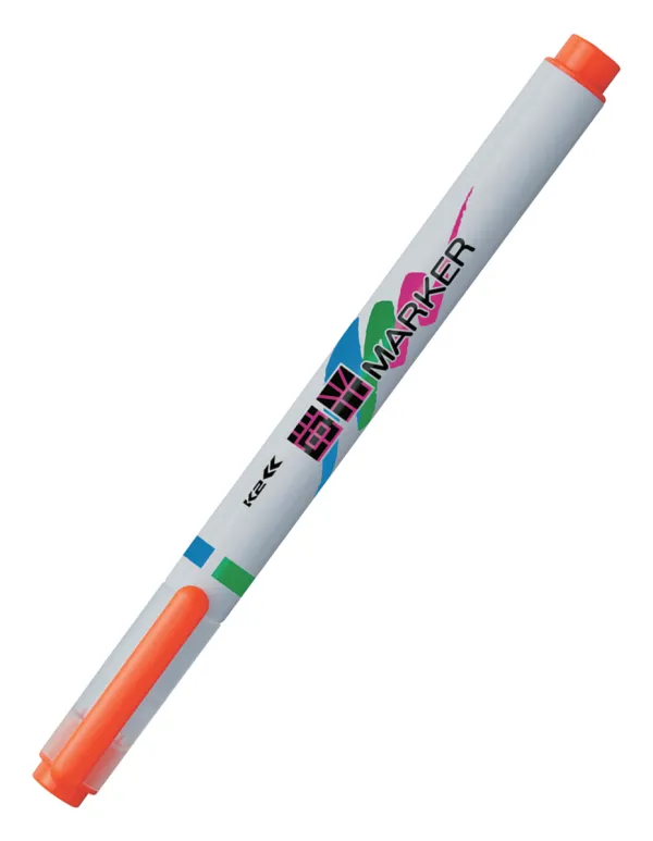 コクヨ K2 シングル蛍光マーカー 水性インク・中字角芯 オレンジ 10本入の商品画像