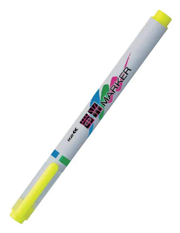 コクヨ K2 シングル蛍光マーカー 水性インク・中字角芯 イエロー 10本入の商品画像