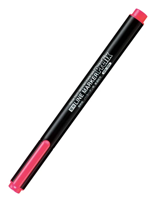 コクヨ プリフィクス シングル蛍光ＯＡマーカー 水性インク 中字角芯 ピンクの商品画像