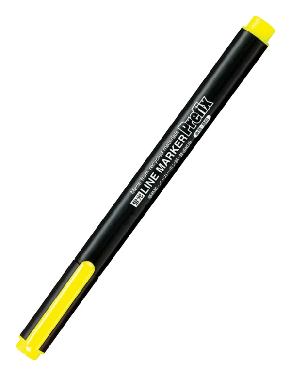 コクヨ プリフィクス シングル蛍光ＯＡマーカー 水性インク 中字角芯 黄の商品画像