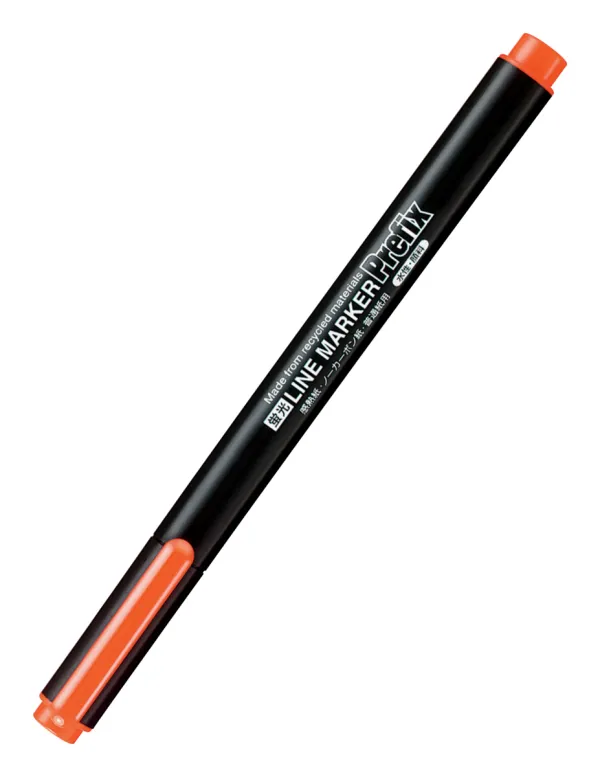 コクヨ プリフィクス シングル蛍光ＯＡマーカー 水性インク 中字角芯 オレンジの商品画像
