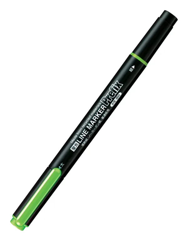 コクヨ プリフィクス ツイン蛍光ＯＡマーカー 水性インク 中字角芯/細字ライトグリーンの商品画像