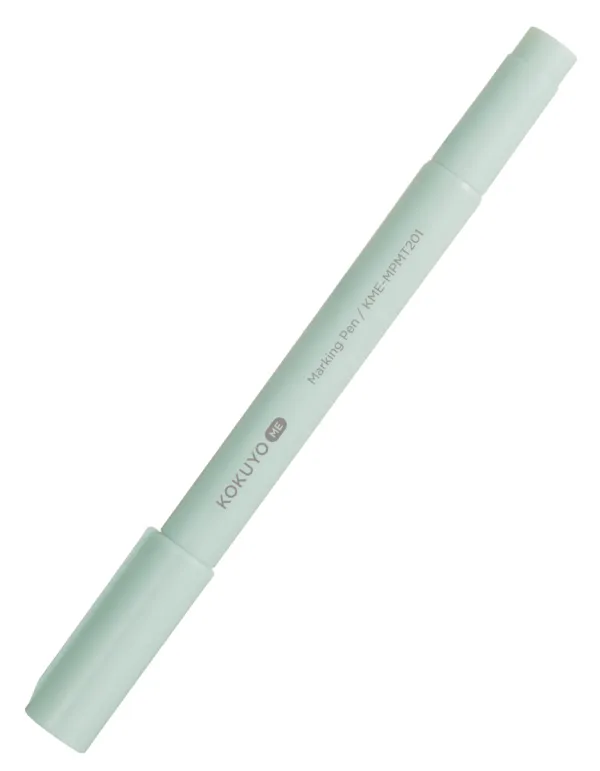 コクヨ KOKUYO ME マーキングペン 水性インク 中字角芯/極細 ソフトグリーン/グリーングレーの商品画像