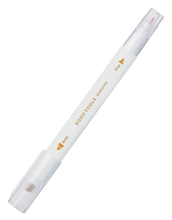 コクヨ グッドツールズ 2ウェイマーキングペン 水性インク・中字角芯／極細 ゴールドの商品画像