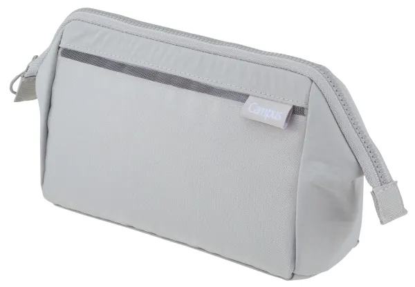 コクヨ キャンパス スタメン文具が仕分けできるペンケース 外寸法/W240×D55×H110mm グレーの商品画像