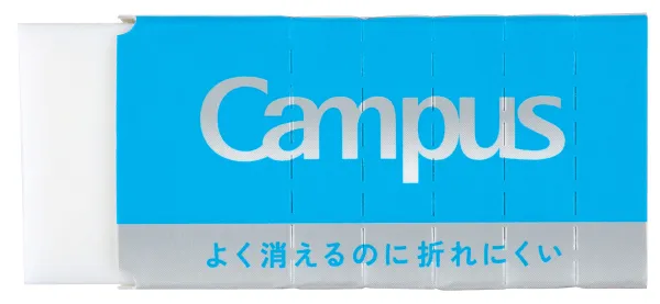 コクヨ キャンパス よく消えるのに折れにくい消しゴム 長方形・M 白の商品画像
