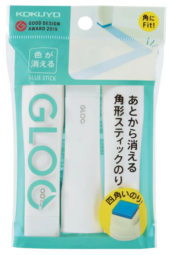 コクヨ グルー スティックのり（色が消える）（吊り下げ３個パック）の商品画像