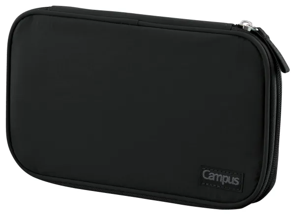 コクヨ キャンパス ノートのように開くペンケース 外寸法/W138×D30×H210mm ブラックの商品画像