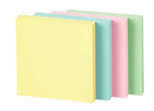 コクヨ K2 ふせん 75×75mm 100枚 4色混 10冊入の商品画像