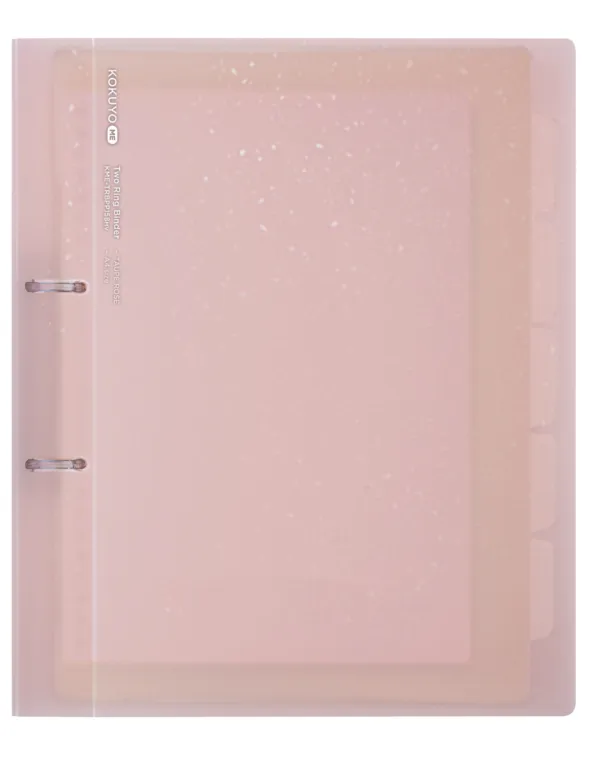 コクヨ KOKUYO ME ２穴バインダーノート A4-S 100枚収容 トープローズの商品画像
