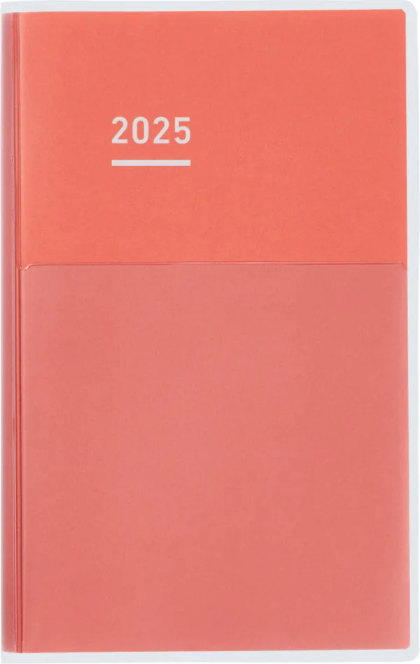 コクヨ ジブン手帳DAYs 2025 A5スリム DAYs 216枚,1冊あたり レッドの商品画像