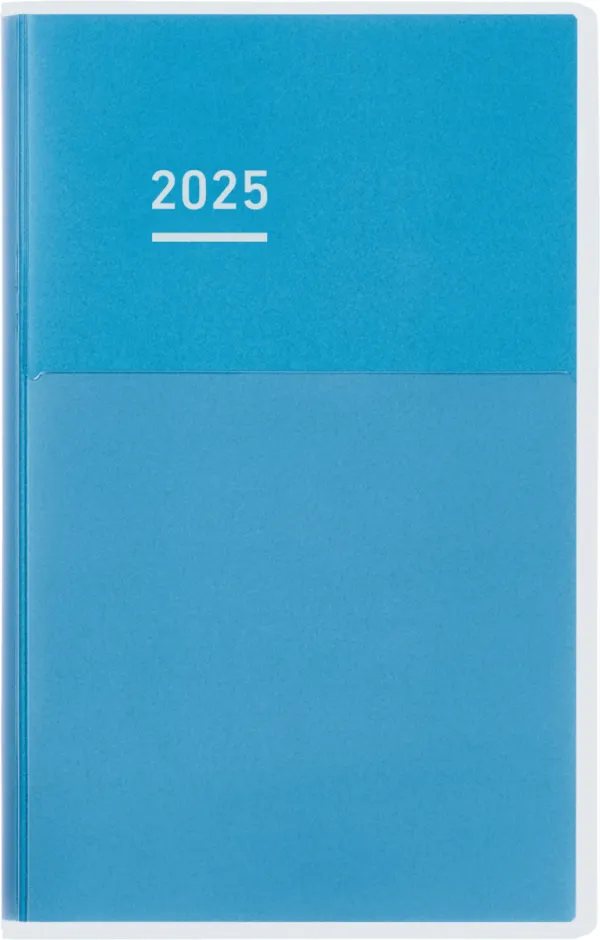 コクヨ ジブン手帳DAYs mini 2025 B6スリム DAYs 216枚,1冊あたり ブルーの商品画像