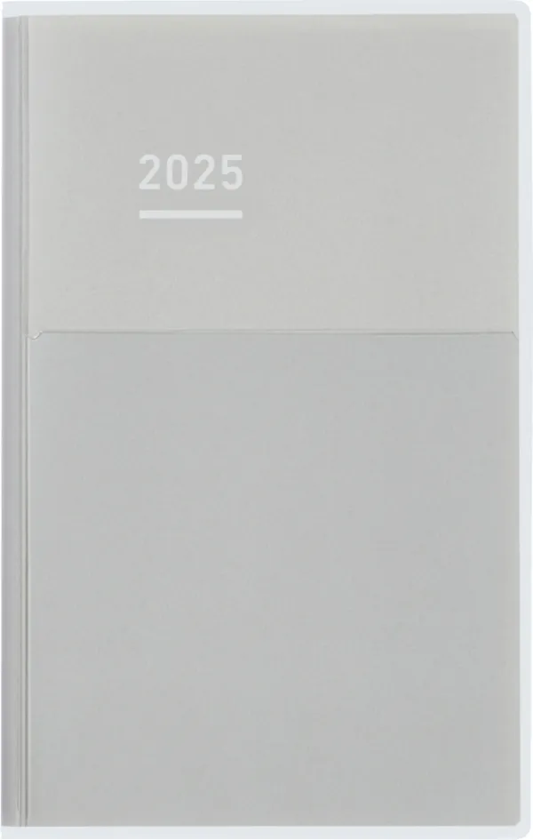 コクヨ ジブン手帳DAYs mini 2025 B6スリム DAYs 216枚,1冊あたり グレーの商品画像