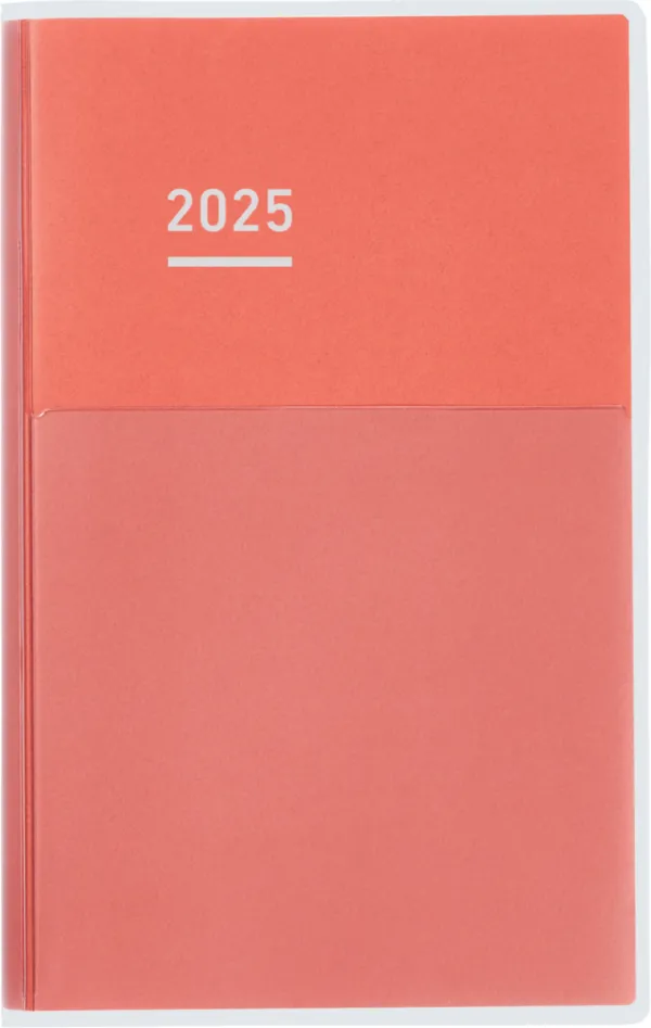 コクヨ ジブン手帳DAYs mini 2025 B6スリム DAYs 216枚,1冊あたり レッドの商品画像