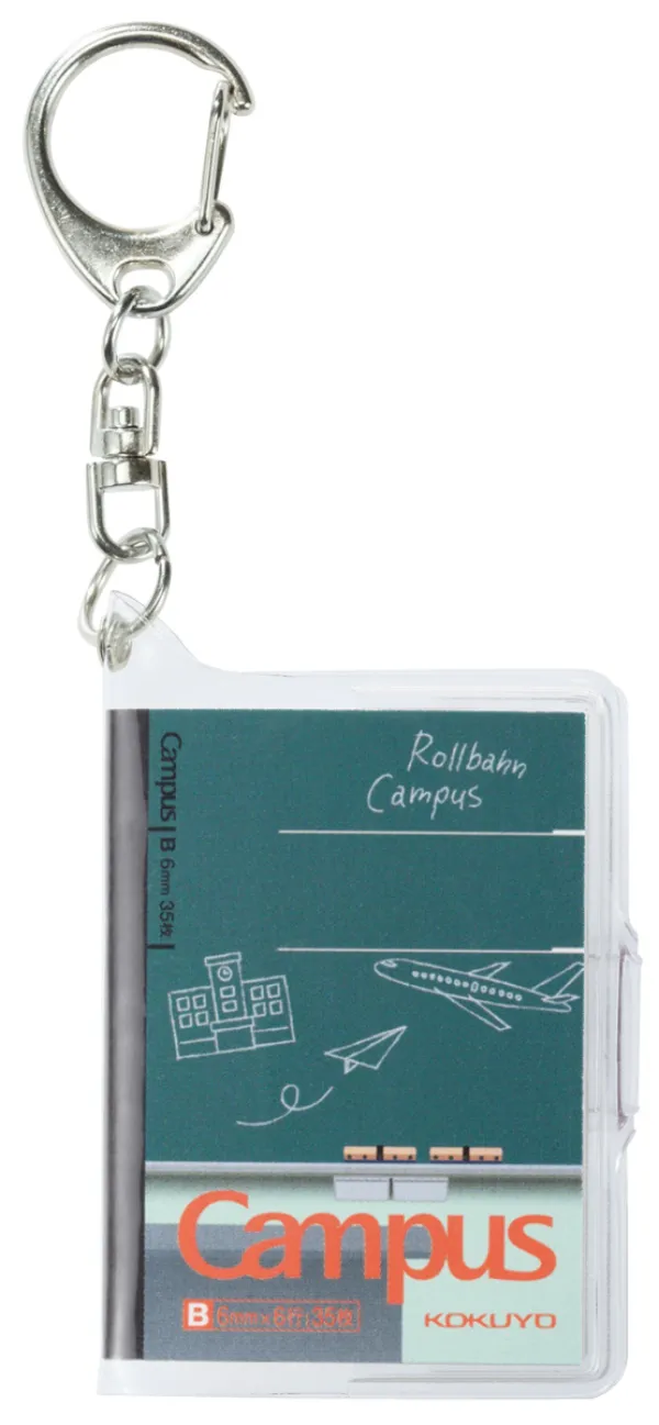 コクヨ Campus×Rollbahn ミニノート A9変形 B罫・6mm 35枚 黒板柄の商品画像
