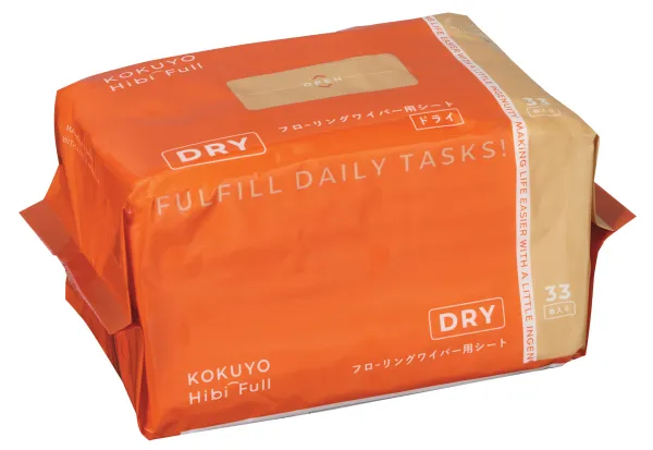 コクヨ フローリングワイパー用シート(ドライ)<KOKUYO HibiFull>の商品画像