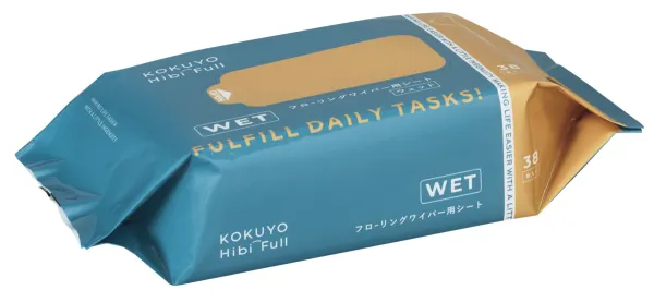 コクヨ フローリングワイパー用シート(ウェット)<KOKUYO HibiFull>2個入りの商品画像