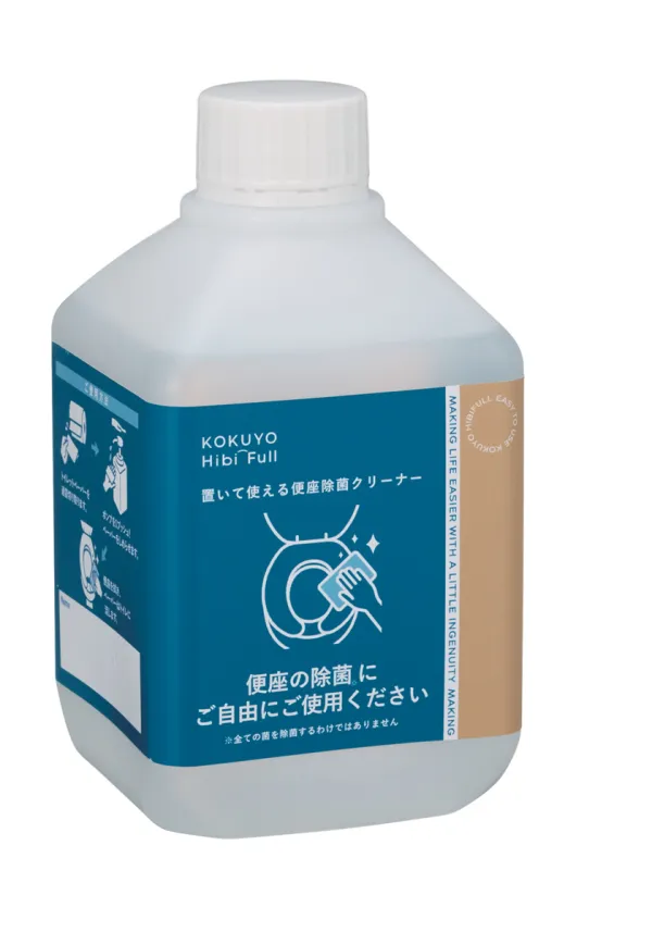 コクヨ 置いて使える便座除菌クリーナー<KOKUYO HibiFull>(600ml・付け替え用)の商品画像